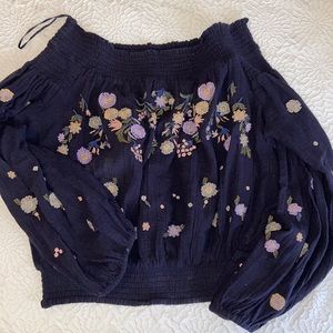 FREE PEOPLE off the shoulder top
